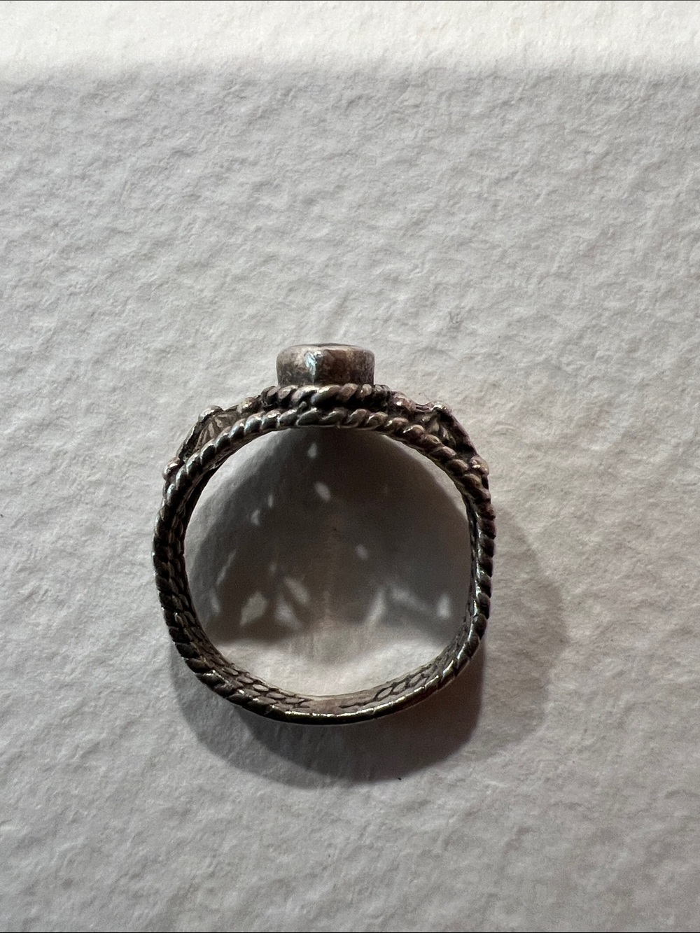 Black Marquise Stone Ring - Picture 4 of 4